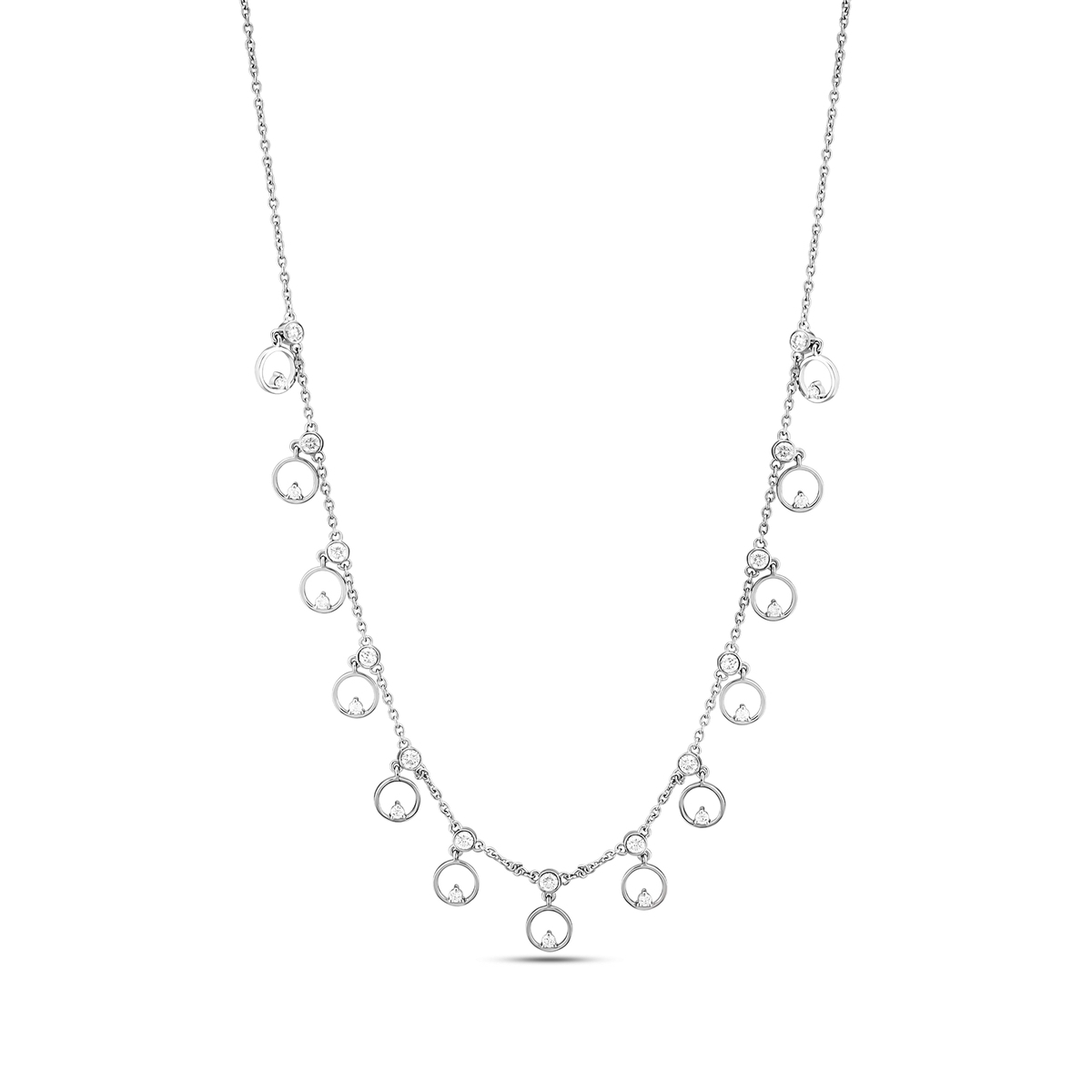 18K 1.330 ct Diamond Necklace
