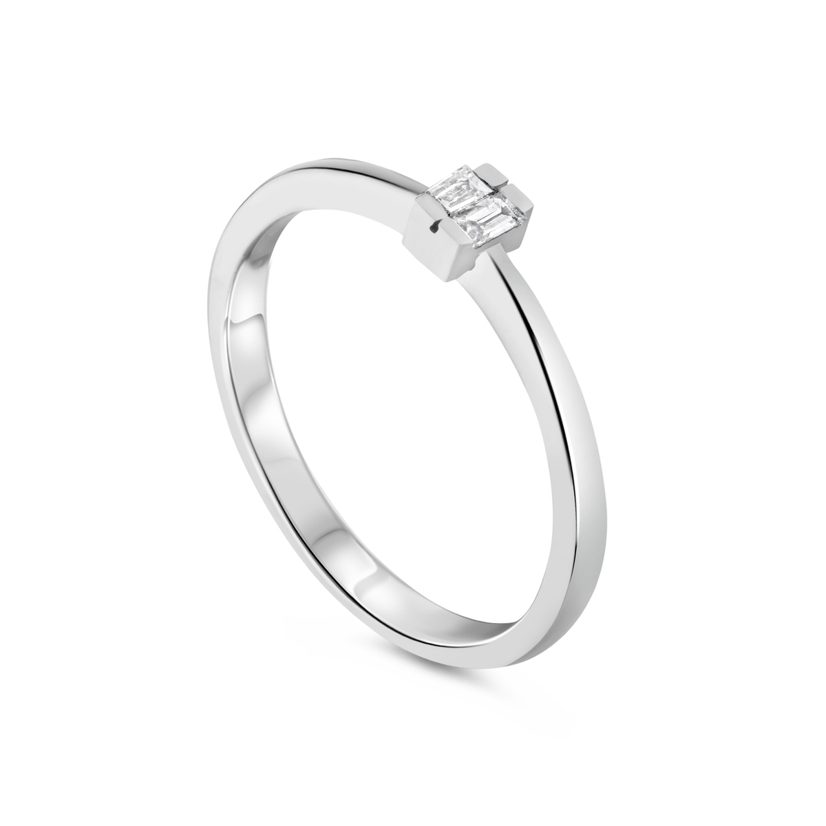 14K 0.040 ct Diamond Solitaire Ring