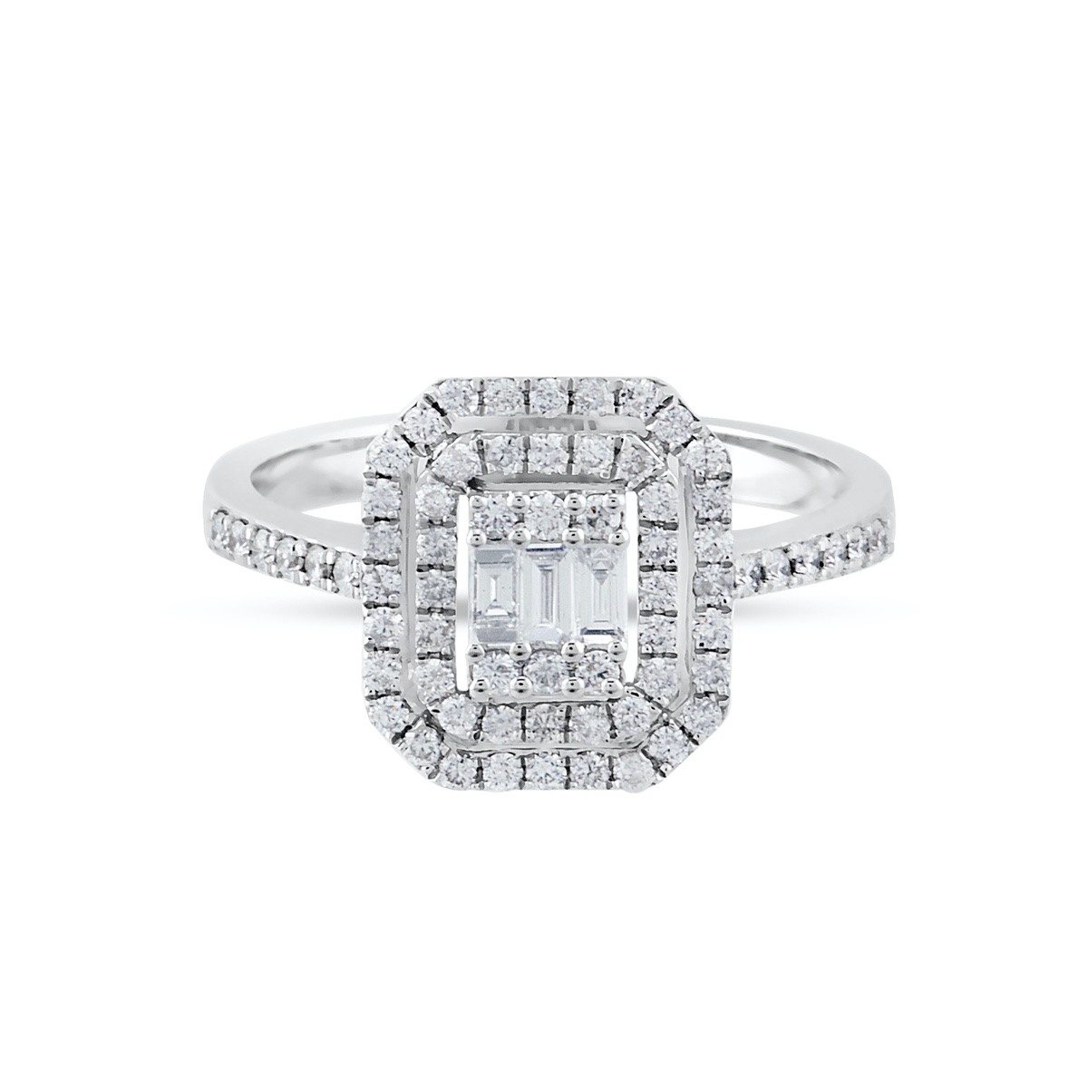 Cartier-C2-Diamond-Ring-SM-K18WG-White-Gold-#53-US6.5-7-EU53.5 – Poligo  luxury Store